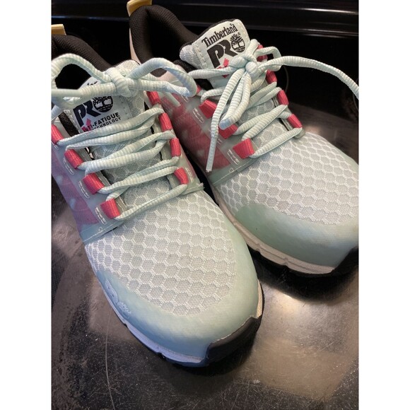 Timberland PRO Womens Radius Blue Safety Shoes Size 6M PRO589 Very nice Conditio - Picture 10 of 16